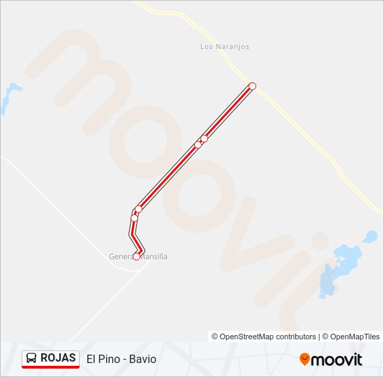 Mapa de ROJAS de Colectivo