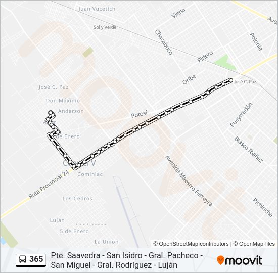 Mapa de 365 de Colectivo