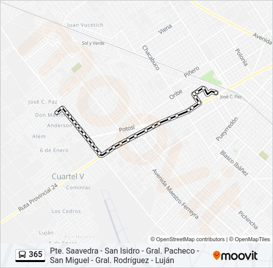 Mapa de 365 de Colectivo