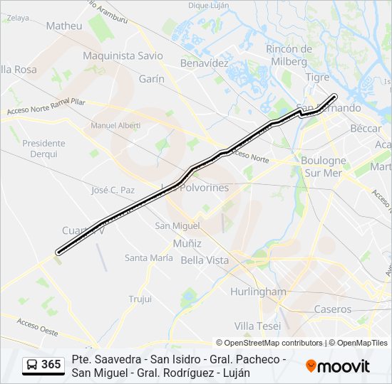 Mapa de 365 de Colectivo