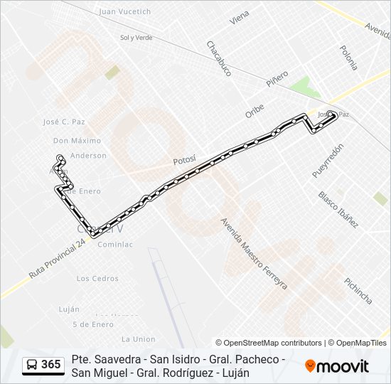 Mapa de 365 de Colectivo