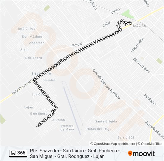 Mapa de 365 de Colectivo