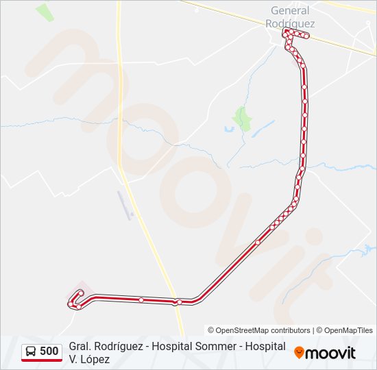 Mapa de 500 de Colectivo