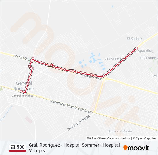 Mapa de 500 de Colectivo