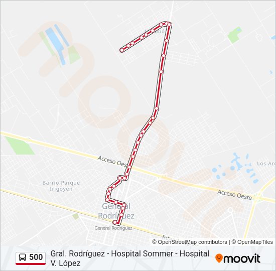 Mapa de 500 de Colectivo