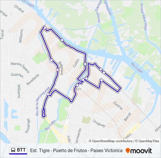 Mapa de BTT de Colectivo