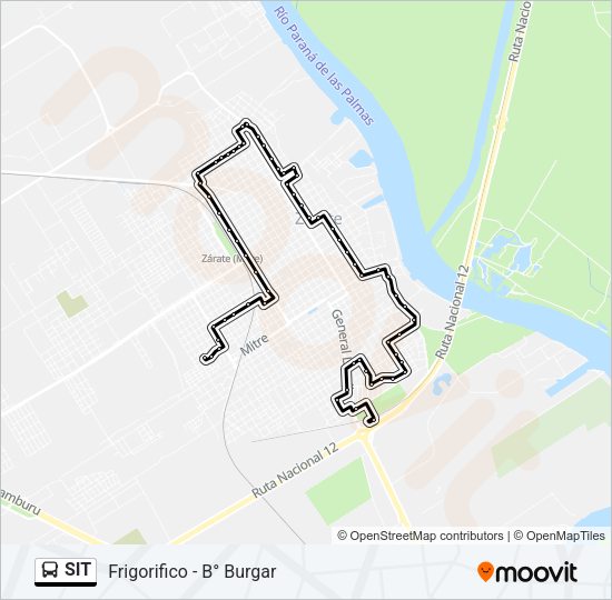 Mapa de SIT de Colectivo