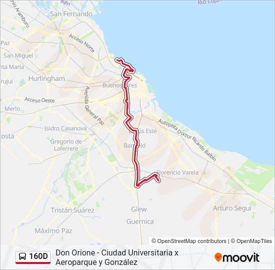 Mapa de 160D de Colectivo