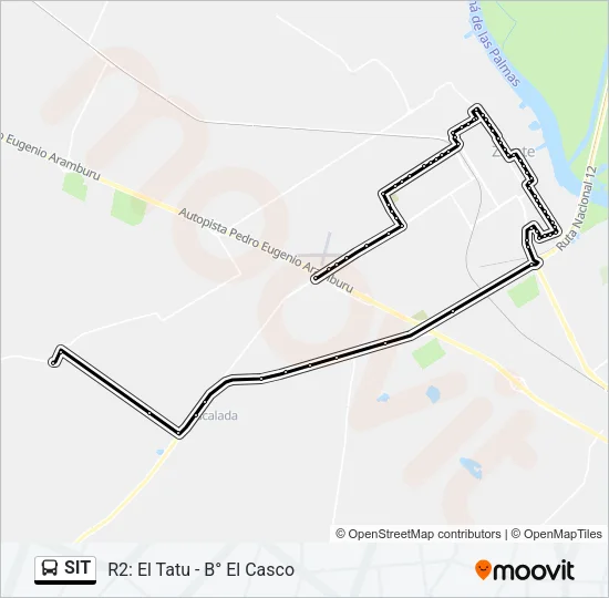 SIT Colectivo Line Map