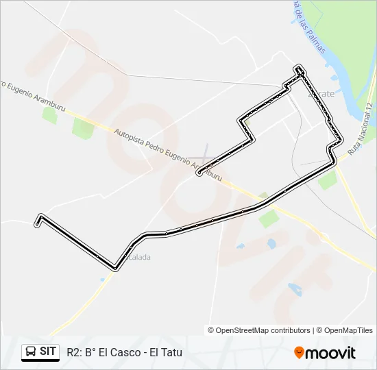 SIT Colectivo Line Map