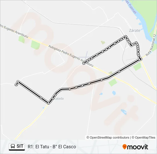 SIT Colectivo Line Map
