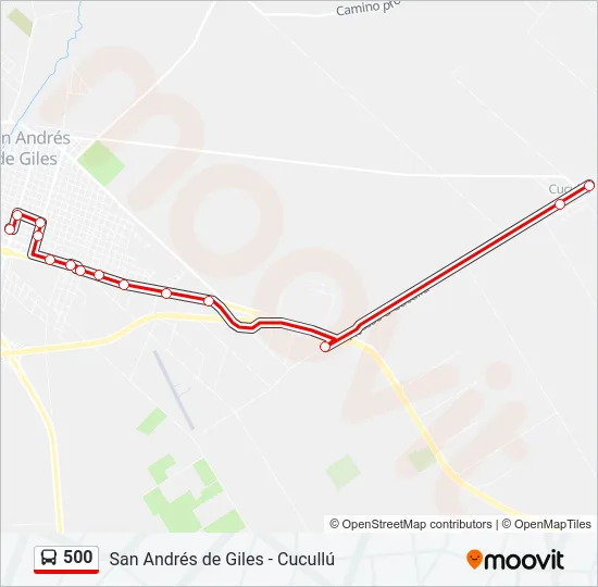 500 Colectivo Line Map