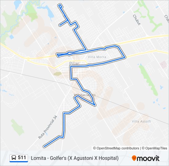 511 Colectivo Line Map