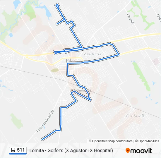 511 Colectivo Line Map