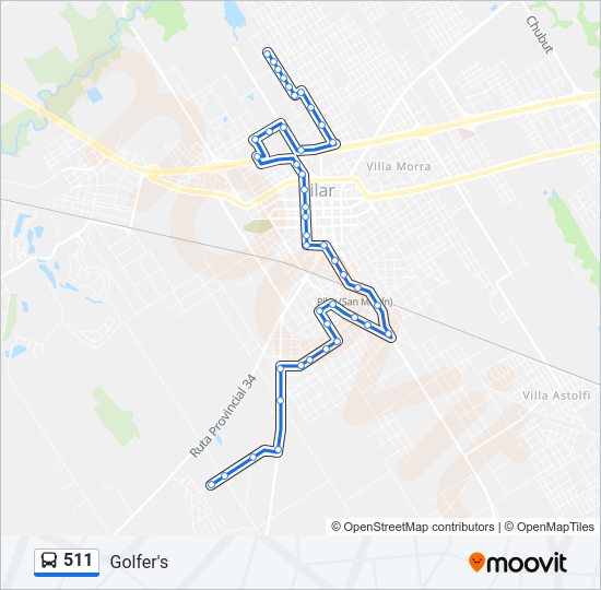 511 Colectivo Line Map