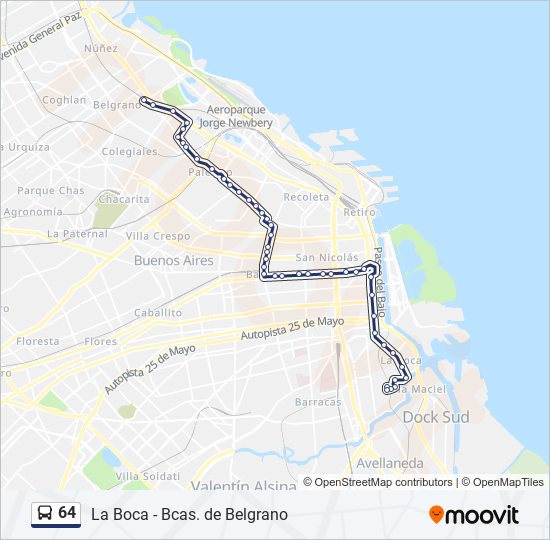 Mapa de 64 de Colectivo