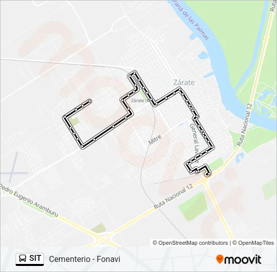 SIT Colectivo Line Map