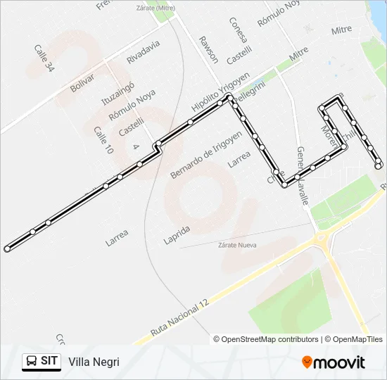 SIT Colectivo Line Map