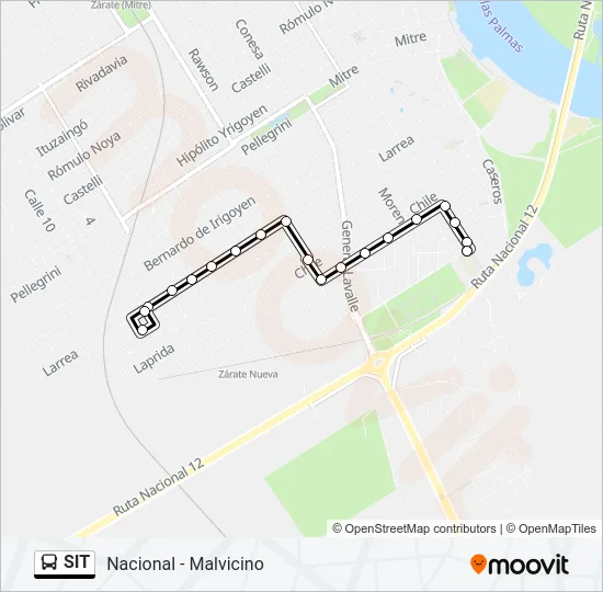 SIT Colectivo Line Map