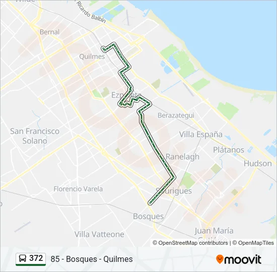 372 Colectivo Line Map