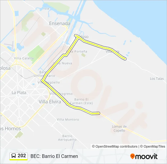 202 Colectivo Line Map