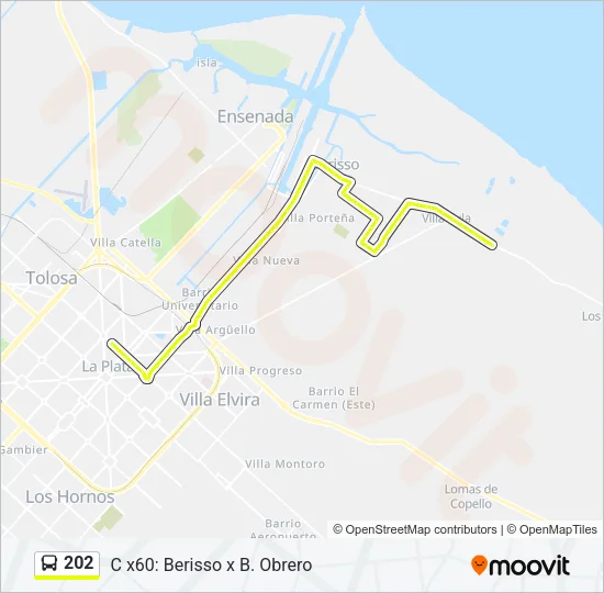 202 Colectivo Line Map