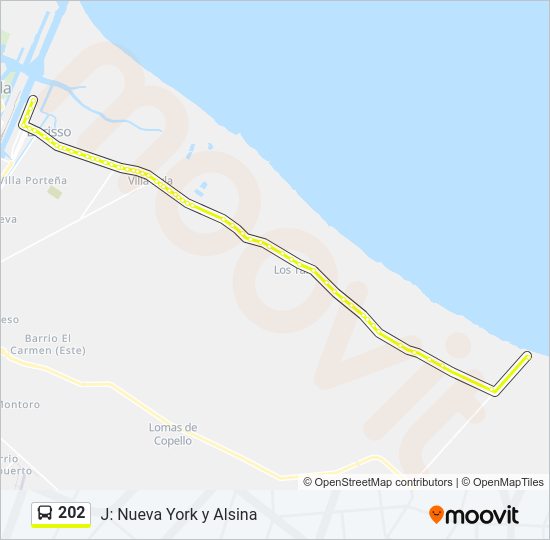 Mapa de 202 de Colectivo
