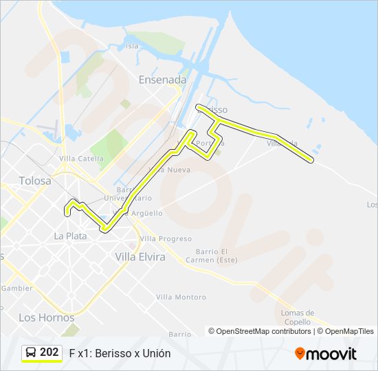 202 Colectivo Line Map