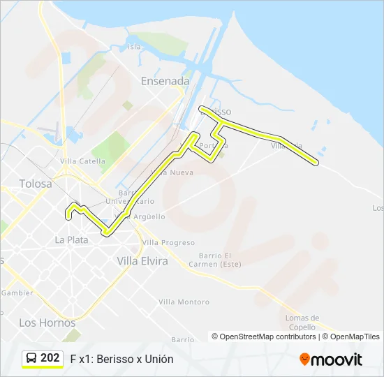 202 Colectivo Line Map