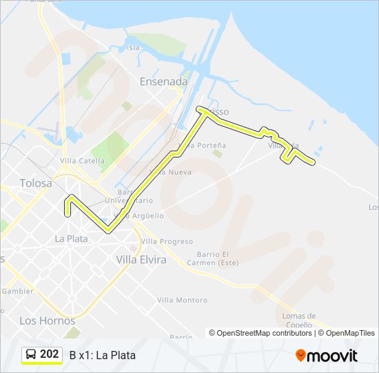 202 Colectivo Line Map