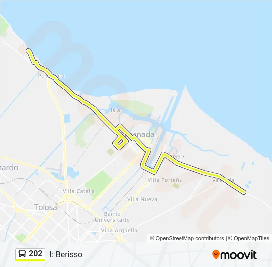 202 Colectivo Line Map