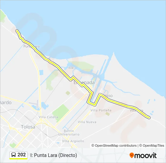 202 Colectivo Line Map