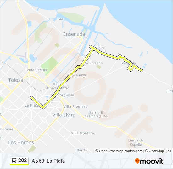 202 Colectivo Line Map