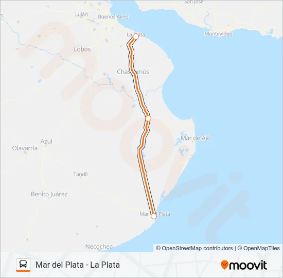 PLATABUS Colectivo Line Map