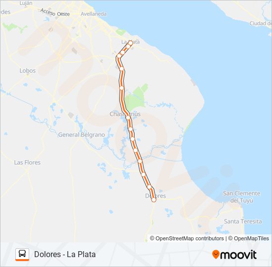 PLATABUS Colectivo Line Map