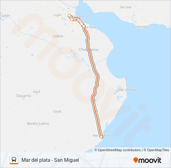 PLATABUS Colectivo Line Map