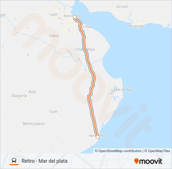 PLATABUS Colectivo Line Map