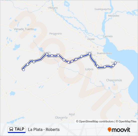 TALP Colectivo Line Map