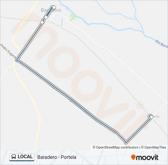 LOCAL Colectivo Line Map