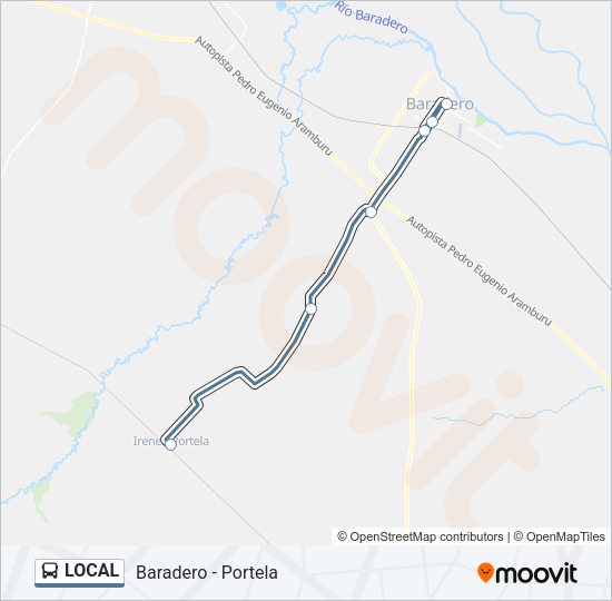 LOCAL Colectivo Line Map