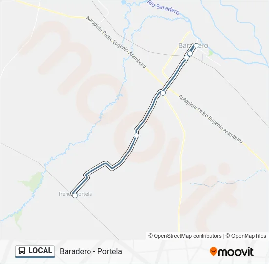 LOCAL Colectivo Line Map