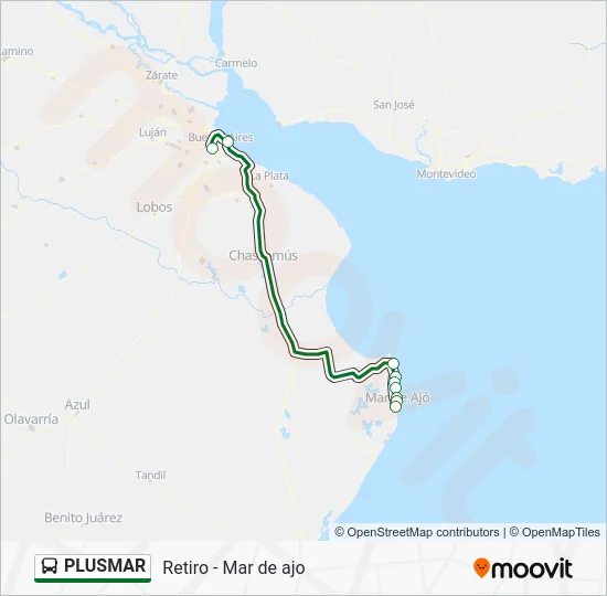 PLUSMAR Colectivo Line Map