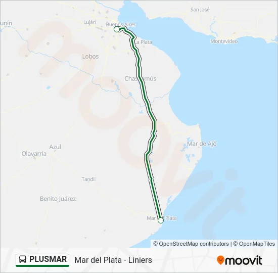 PLUSMAR Colectivo Line Map