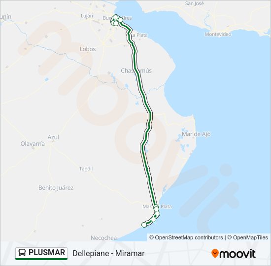 PLUSMAR Colectivo Line Map