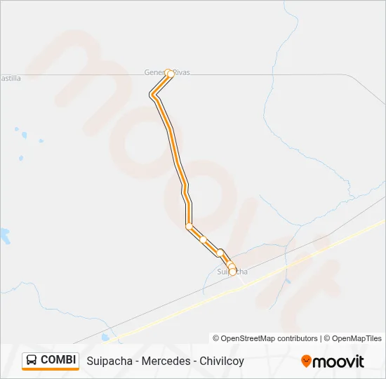 COMBI Colectivo Line Map