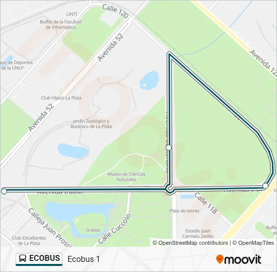 ECOBUS Colectivo Line Map