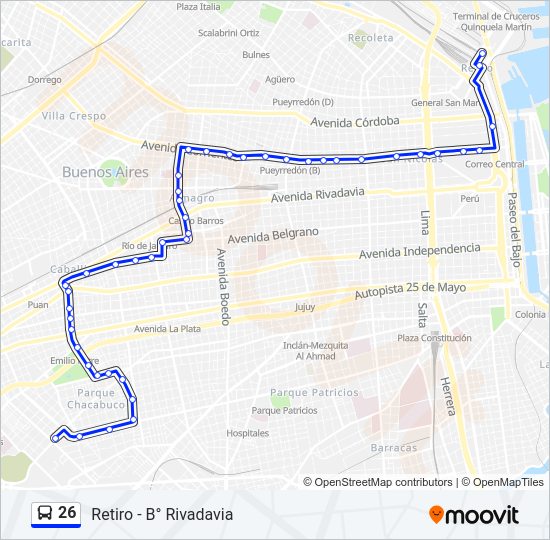 Mapa de 26 de Colectivo