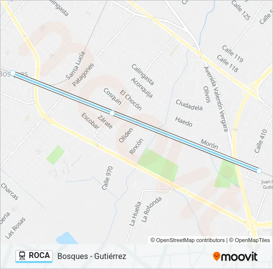 ROCA Train Line Map