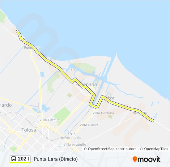 Mapa de 202 I de Colectivo
