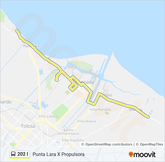 Mapa de 202 I de Colectivo